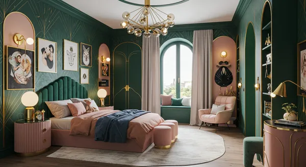 Explore kids room - 20 Art Deco Kids’ Room Ideas: Bold Elegance Meets Playful Glamour