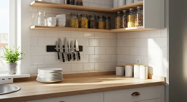 13 Tiny Kitchen Storage Tricks You’ve Never Seen Before - Kitchen Storage, Small Kitchen, Organization Hacks, Diy Storage, Home Organization, Decluttering, blog post 2025
